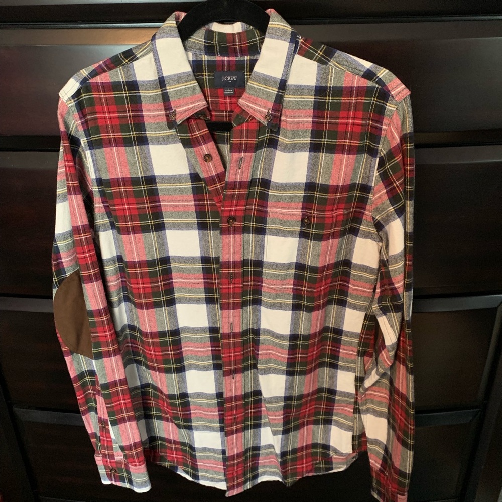 J Crew Men’s Elbow patch flannel